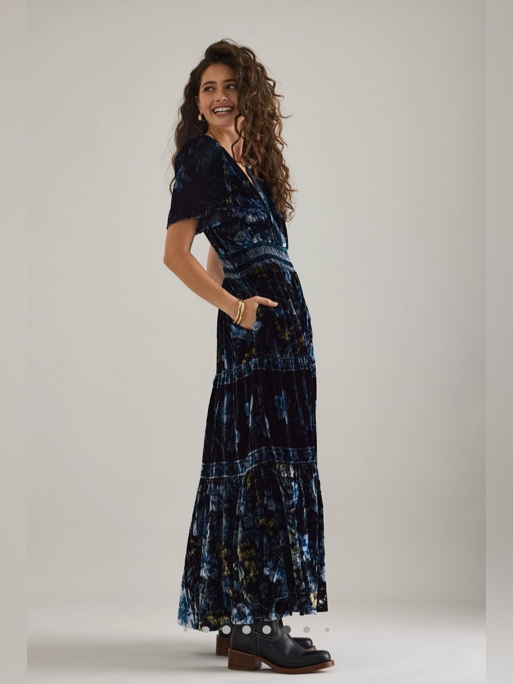 The Somerset velvet maxi dress - Picture 8 of 16